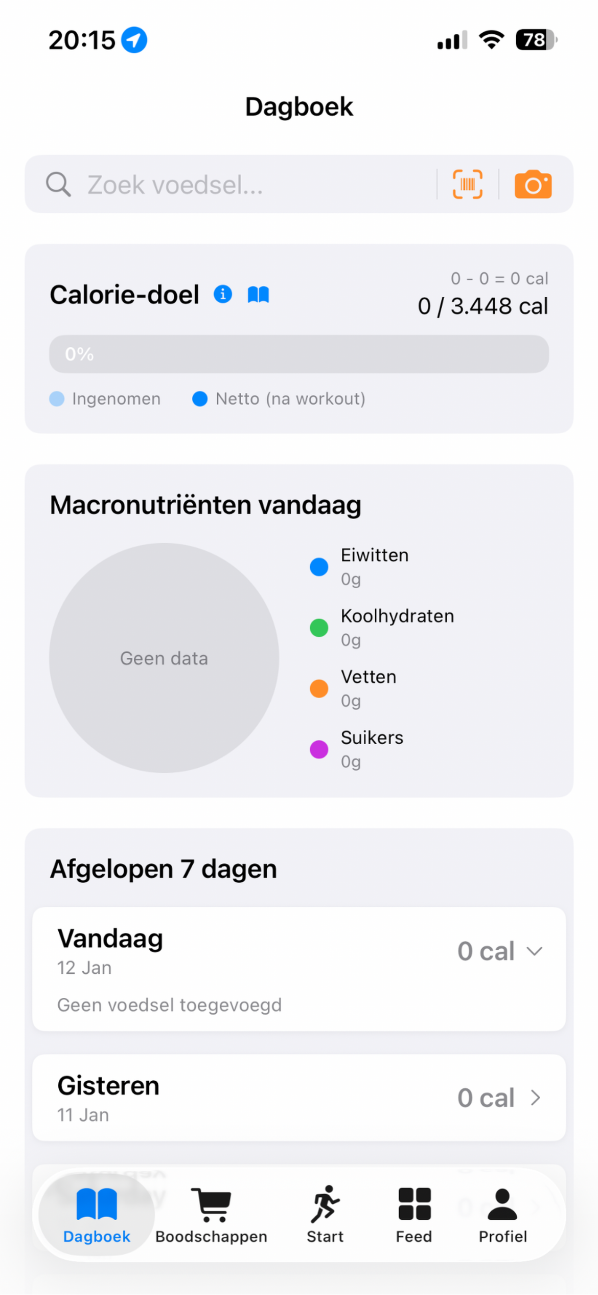 BalanzFit app screenshot